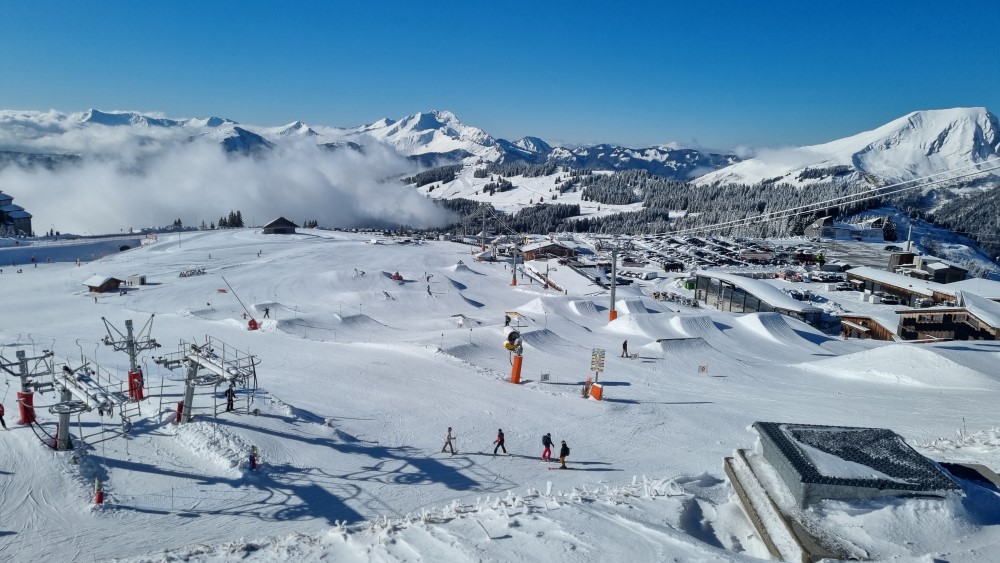 Wintersport in Morzine.